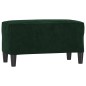 vidaXL Banco de terciopelo verde oscuro 70x35x41 cm vidaXL Banco de terciopelo verde oscuro 70x35x41 cm