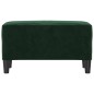 vidaXL Banco de terciopelo verde oscuro 70x35x41 cm vidaXL Banco de terciopelo verde oscuro 70x35x41 cm