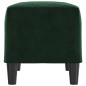 vidaXL Banco de terciopelo verde oscuro 70x35x41 cm vidaXL Banco de terciopelo verde oscuro 70x35x41 cm