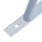 vidaXL Soportes para postes de valla 2 unidades acero galvanizado