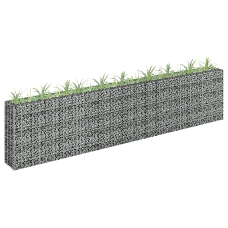 vidaXL Arriate de gaviones de acero galvanizado 360x30x90 cm vidaXL Arriate de gaviones de acero galvanizado 360x30x90 cm