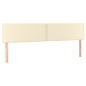 vidaXL Cama box spring con colchón cuero sintético crema 200x200 cm vidaXL Cama box spring con colchón cuero sintético crema 200x200 cm