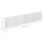 vidaXL Arriate de gaviones de acero galvanizado 360x30x90 cm vidaXL Arriate de gaviones de acero galvanizado 360x30x90 cm