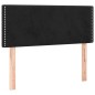 vidaXL Cama box spring con colchón terciopelo negro 100x200 cm vidaXL Cama box spring con colchón terciopelo negro 100x200 cm