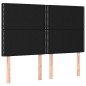 vidaXL Cama box spring con colchón tela negro 140x190 cm vidaXL Cama box spring con colchón tela negro 140x190 cm