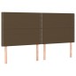 vidaXL Cama box spring con colchón tela marrón oscuro 180x200 cm vidaXL Cama box spring con colchón tela marrón oscuro 180x200 cm