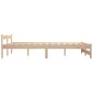 vidaXL Estructura de cama de madera maciza de pino 120x200 cm vidaXL Estructura de cama de madera maciza de pino 120x200 cm