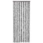 vidaXL Cortina mosquitera gris y blanco chenilla 90x220 cm vidaXL Cortina mosquitera gris y blanco chenilla 90x220 cm