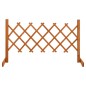 vidaXL Valla de jardín enrejada madera maciza abeto naranja 120x60 cm vidaXL Valla de jardín enrejada madera maciza abeto naranja 120x60 cm