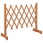 vidaXL Valla de jardín enrejada madera maciza abeto naranja 120x60 cm vidaXL Valla de jardín enrejada madera maciza abeto naranja 120x60 cm