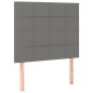 vidaXL Cama box spring con colchón tela gris oscuro 80x200 cm vidaXL Cama box spring con colchón tela gris oscuro 80x200 cm