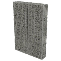 vidaXL Muro de gaviones con cubiertas acero galvanizado 100x20x150 cm