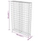 vidaXL Muro de gaviones con cubiertas acero galvanizado 100x20x150 cm vidaXL Muro de gaviones con cubiertas acero galvanizado 100x20x150 cm