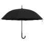 vidaXL Paraguas automático negro 120 cm vidaXL Paraguas automático negro 120 cm