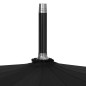 vidaXL Paraguas automático negro 120 cm vidaXL Paraguas automático negro 120 cm