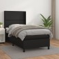 vidaXL Cama box spring con colchón cuero sintético negro 100x200 cm vidaXL Cama box spring con colchón cuero sintético negro 100x200 cm