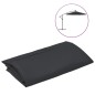 vidaXL Tela de repuesto para sombrilla voladiza negra 300 cm vidaXL Tela de repuesto para sombrilla voladiza negra 300 cm