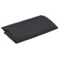 vidaXL Tela de repuesto para sombrilla voladiza negra 300 cm vidaXL Tela de repuesto para sombrilla voladiza negra 300 cm