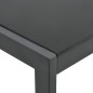 vidaXL Tumbonas con mesa 2 unidades textilene y acero 