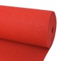 vidaXL Alfombra para eventos roja 1x12 m vidaXL Alfombra para eventos roja 1x12 m