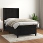 vidaXL Cama box spring con colchón terciopelo negro 80x200 cm vidaXL Cama box spring con colchón terciopelo negro 80x200 cm