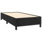 vidaXL Cama box spring con colchón terciopelo negro 80x200 cm vidaXL Cama box spring con colchón terciopelo negro 80x200 cm