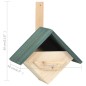 vidaXL Casa para pájaros 4 unidades madera de abeto 24x16x30 cm vidaXL Casa para pájaros 4 unidades madera de abeto 24x16x30 cm