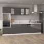 vidaXL Panel para lavavajillas contrachapada gris brillo 59,5x3x67 cm vidaXL Panel para lavavajillas contrachapada gris brillo 59,5x3x67 cm