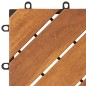 vidaXL Baldosas de terraza 10 uds madera maciza de acacia 30x30 cm vidaXL Baldosas de terraza 10 uds madera maciza de acacia 30x30 cm