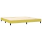 vidaXL Cama box spring colchón y luces LED tela verde 200x200 cm vidaXL Cama box spring colchón y luces LED tela verde 200x200 cm