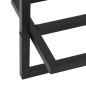 vidaXL Toallero de hierro negro 95x25x22 cm vidaXL Toallero de hierro negro 95x25x22 cm
