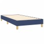 vidaXL Cama box spring colchón y luces LED tela azul 80x200 cm vidaXL Cama box spring colchón y luces LED tela azul 80x200 cm