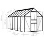 vidaXL Invernadero de aluminio gris antracita 7,03 m² vidaXL Invernadero de aluminio gris antracita 7,03 m²