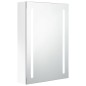vidaXL Armario de baño con espejo LED blanco brillante 50x13x70 cm vidaXL Armario de baño con espejo LED blanco brillante 50x13x70 cm