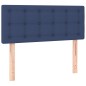 vidaXL Cama box spring con colchón y LED tela azul 80x200 cm vidaXL Cama box spring con colchón y LED tela azul 80x200 cm