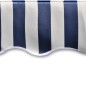 vidaXL Toldo de lona azul y blanco 4x3 m (sin estructura) vidaXL Toldo de lona azul y blanco 4x3 m (sin estructura)