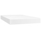 vidaXL Cama box spring colchón y LED cuero sintético blanco 120x200 cm vidaXL Cama box spring colchón y LED cuero sintético blanco 120x200 cm