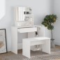 vidaXL Tocador con espejo blanco 86,5x35x136 cm vidaXL Tocador con espejo blanco 86,5x35x136 cm