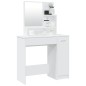 vidaXL Tocador con espejo blanco 86,5x35x136 cm vidaXL Tocador con espejo blanco 86,5x35x136 cm