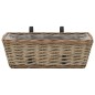 vidaXL Jardinera de balcón con forro PE 40 cm 2 unidades vidaXL Jardinera de balcón con forro PE 40 cm 2 unidades