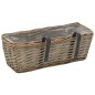 vidaXL Jardinera de balcón con forro PE 40 cm 2 unidades vidaXL Jardinera de balcón con forro PE 40 cm 2 unidades