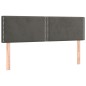vidaXL Cama box spring colchón y LED terciopelo gris oscuro 140x200 cm vidaXL Cama box spring colchón y LED terciopelo gris oscuro 140x200 cm