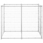vidaXL Perrera de exterior de acero galvanizado 110x220x180 cm vidaXL Perrera de exterior de acero galvanizado 110x220x180 cm
