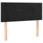 vidaXL Cama box spring colchón y LED terciopelo negro 90x190 cm vidaXL Cama box spring colchón y LED terciopelo negro 90x190 cm