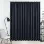 vidaXL Cortina opaca con ganchos gris antracita 290x245 cm vidaXL Cortina opaca con ganchos gris antracita 290x245 cm