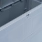vidaXL Caja de almacenamiento 320 L gris y negro vidaXL Caja de almacenamiento 320 L gris y negro