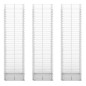 vidaXL Cestas de muro de gaviones alambre galvanizado 25x25x100 3 uds vidaXL Cestas de muro de gaviones alambre galvanizado 25x25x100 3 uds