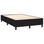 vidaXL Cama box spring con colchón LED tela negro 120x200 cm vidaXL Cama box spring con colchón LED tela negro 120x200 cm