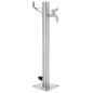 vidaXL Columna de agua de jardín acero inoxidable redonda 65 cm vidaXL Columna de agua de jardín acero inoxidable redonda 65 cm