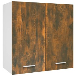 vidaXL Armario colgante madera de ingeniería roble ahumado 60x31x60 cm
